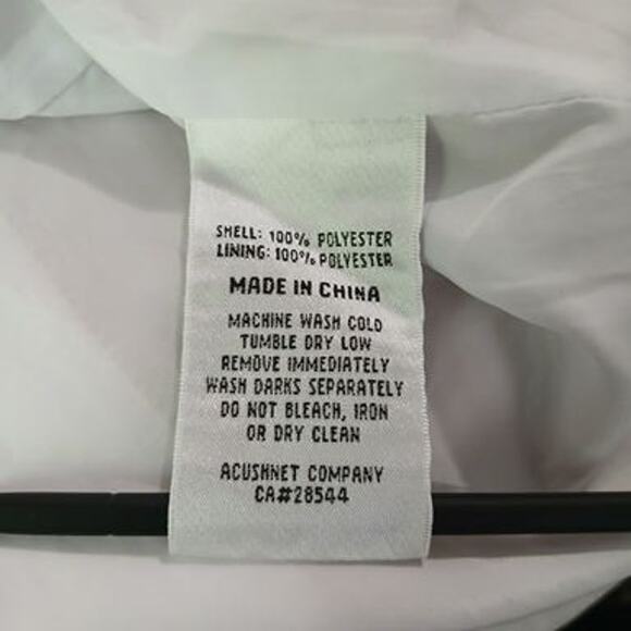 FOOT JOY Med Women's Long-Sleeved Golf Jacket Full-Zip White/tan (see pics-spot) - Picture 12 of 12